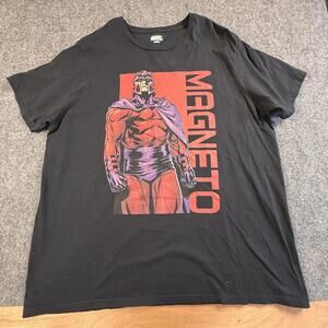 Marvel Magneto Graphic T-Shirt 2XLT Black #1831